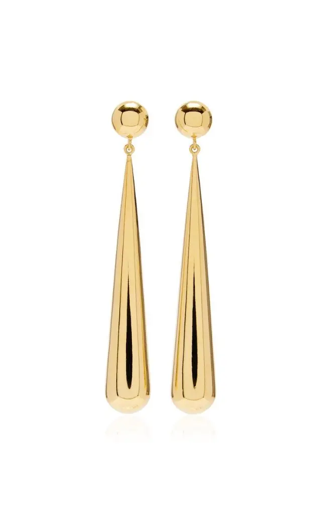 Sculpted Tapered Drop Earrings (316L Stainless Steel)