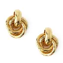 Interlocking Knot Stud Earrings (316L Stainless Steel)