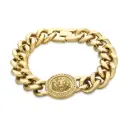 Lion Head Medallion Cuban Link Bracelet (316L Stainless Steel)