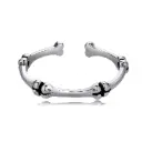 Skeleton Bone Joint Cuff Bracelet (316L Stainless Steel)