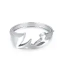 Abstract Geometric Hinged Bangle (316L Stainless Steel)