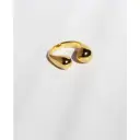 Double Band CZ Accent Open Cuff Ring (316L Stainless Steel)