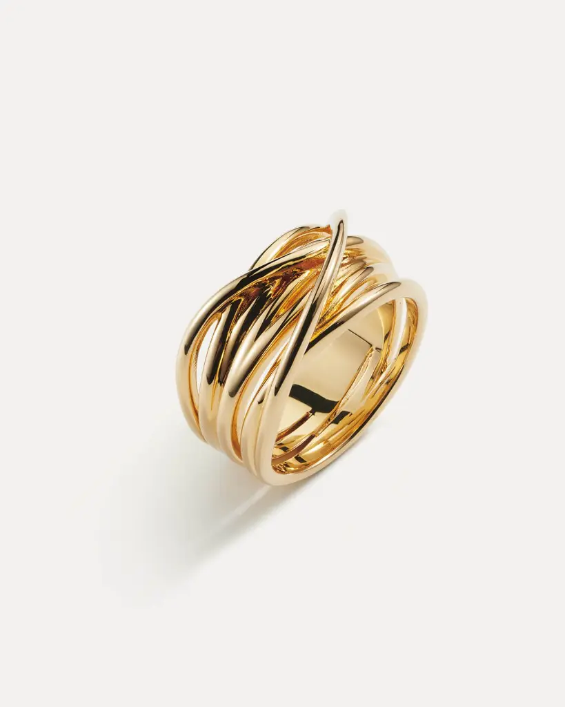 Multi-Layer Intertwined Band Ring (316L Stainless Steel)